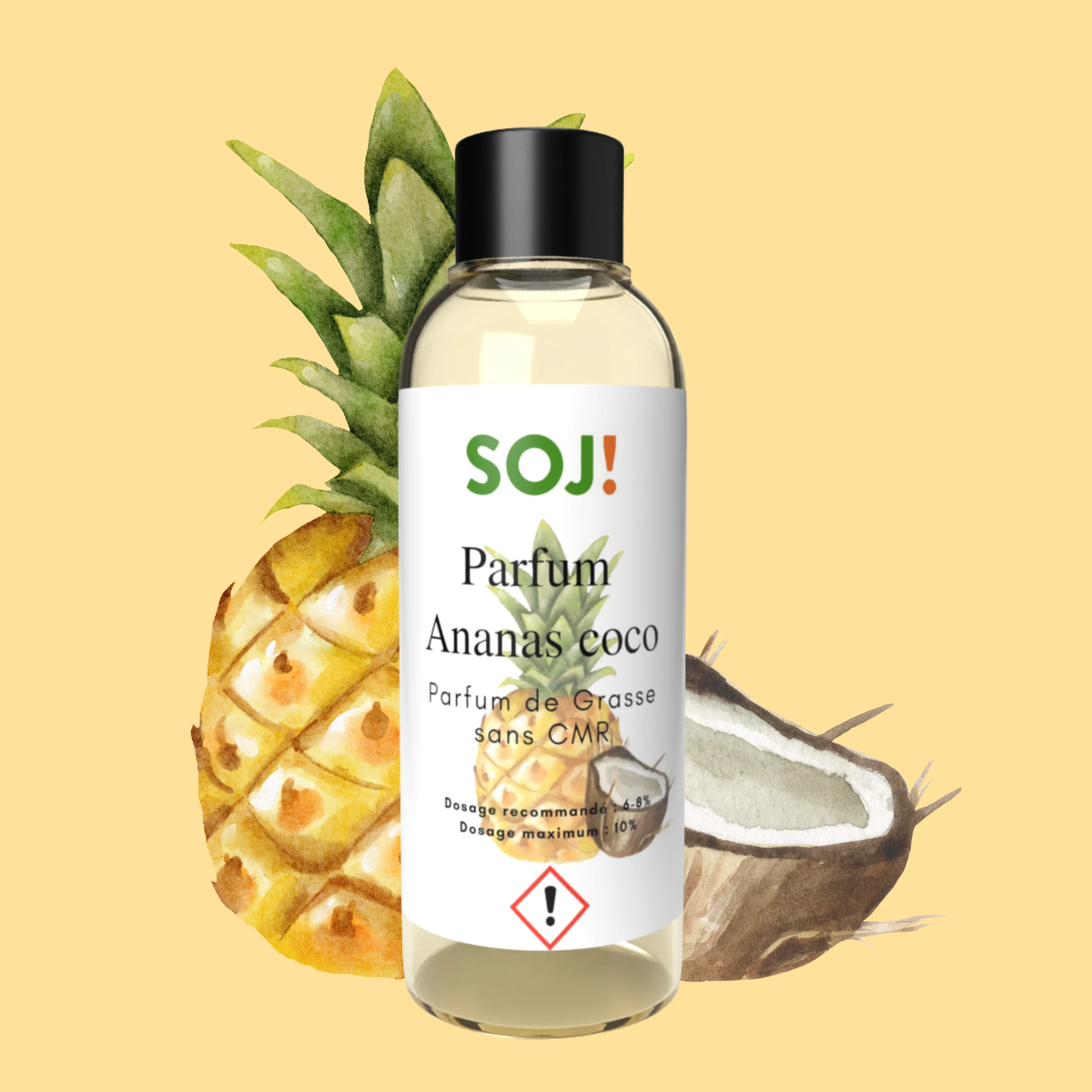 Parfum pour bougies – Ananas coco