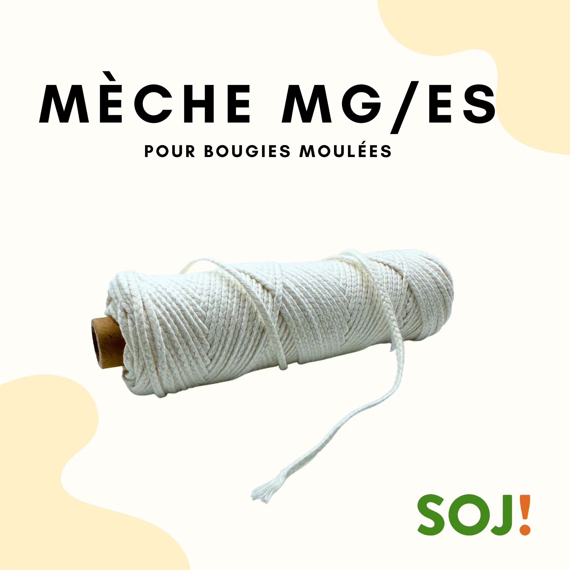 Mèches MG/ES pour bougies moulées