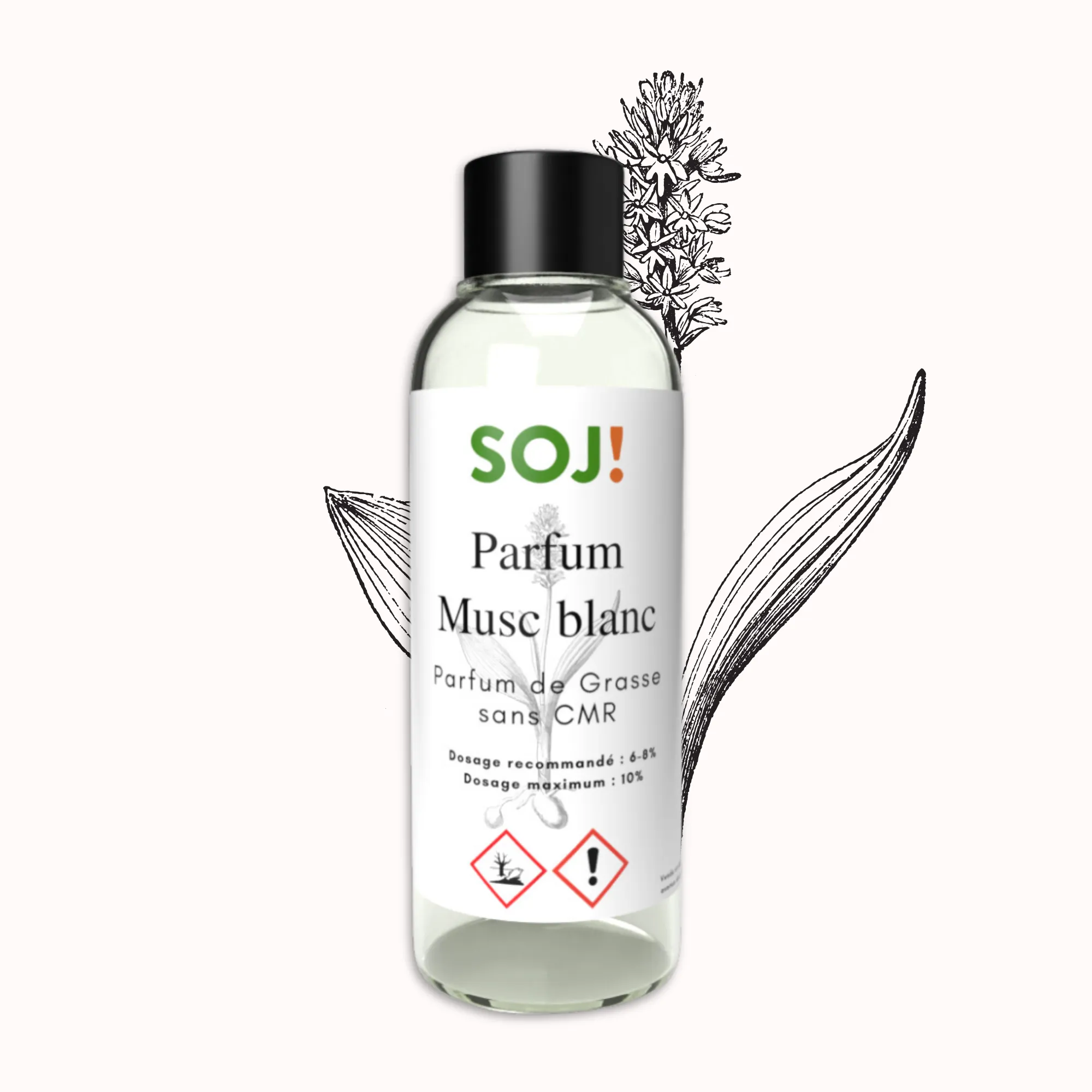 Parfum pour bougies – Musc blanc