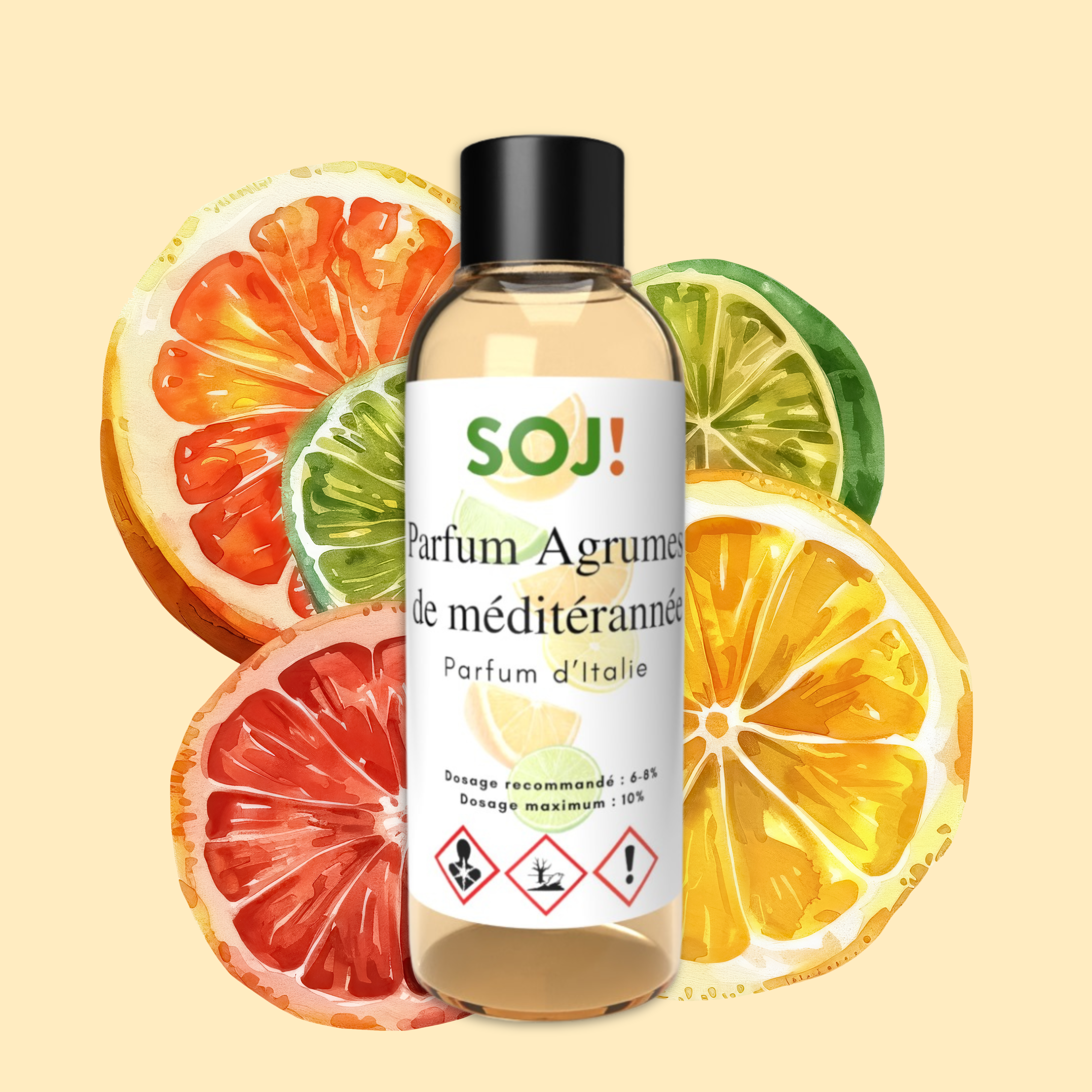 Parfum pour bougies &ndash; Agrumes de M&eacute;diterran&eacute;e &mdash; vue 4