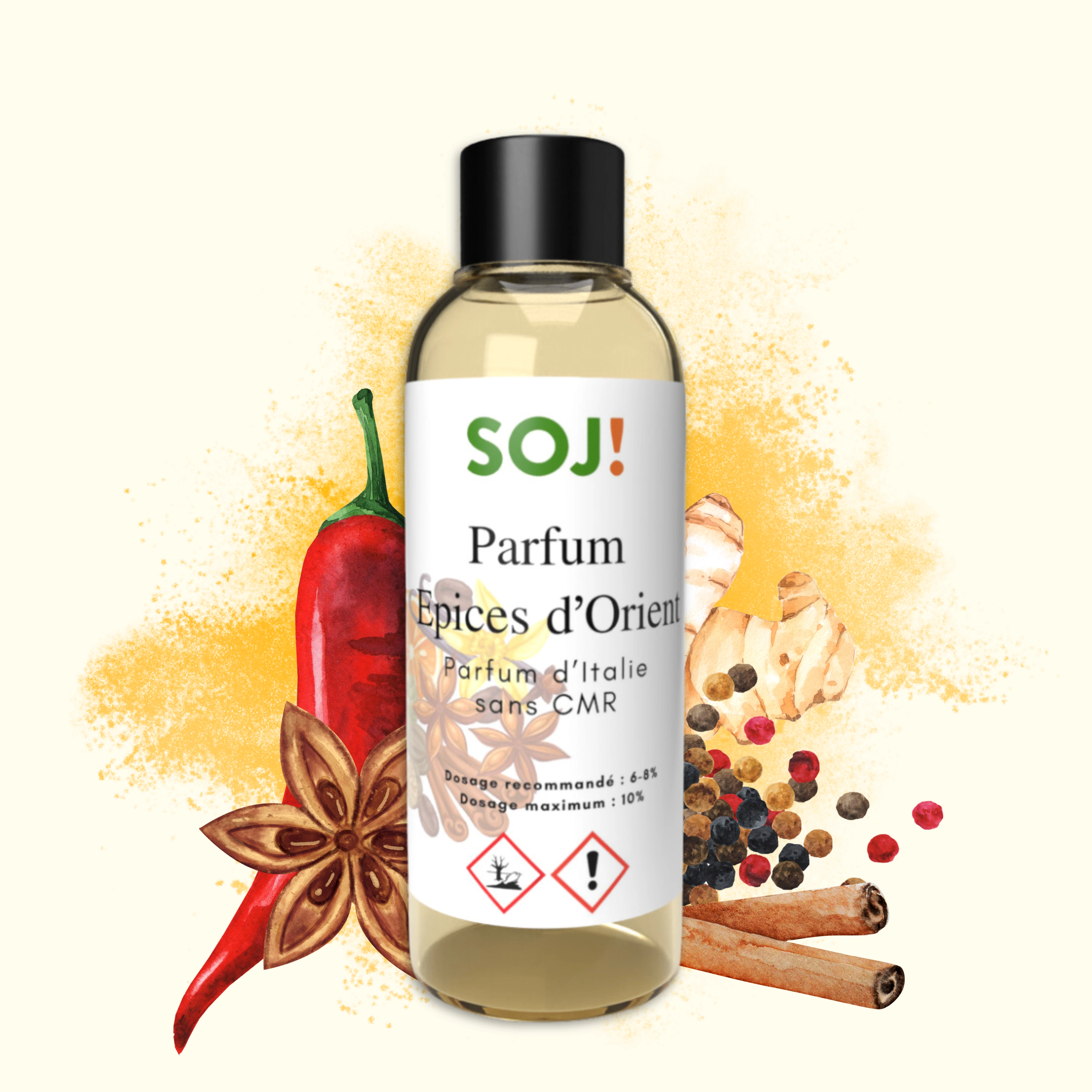Parfum pour bougies – Épices d’orient