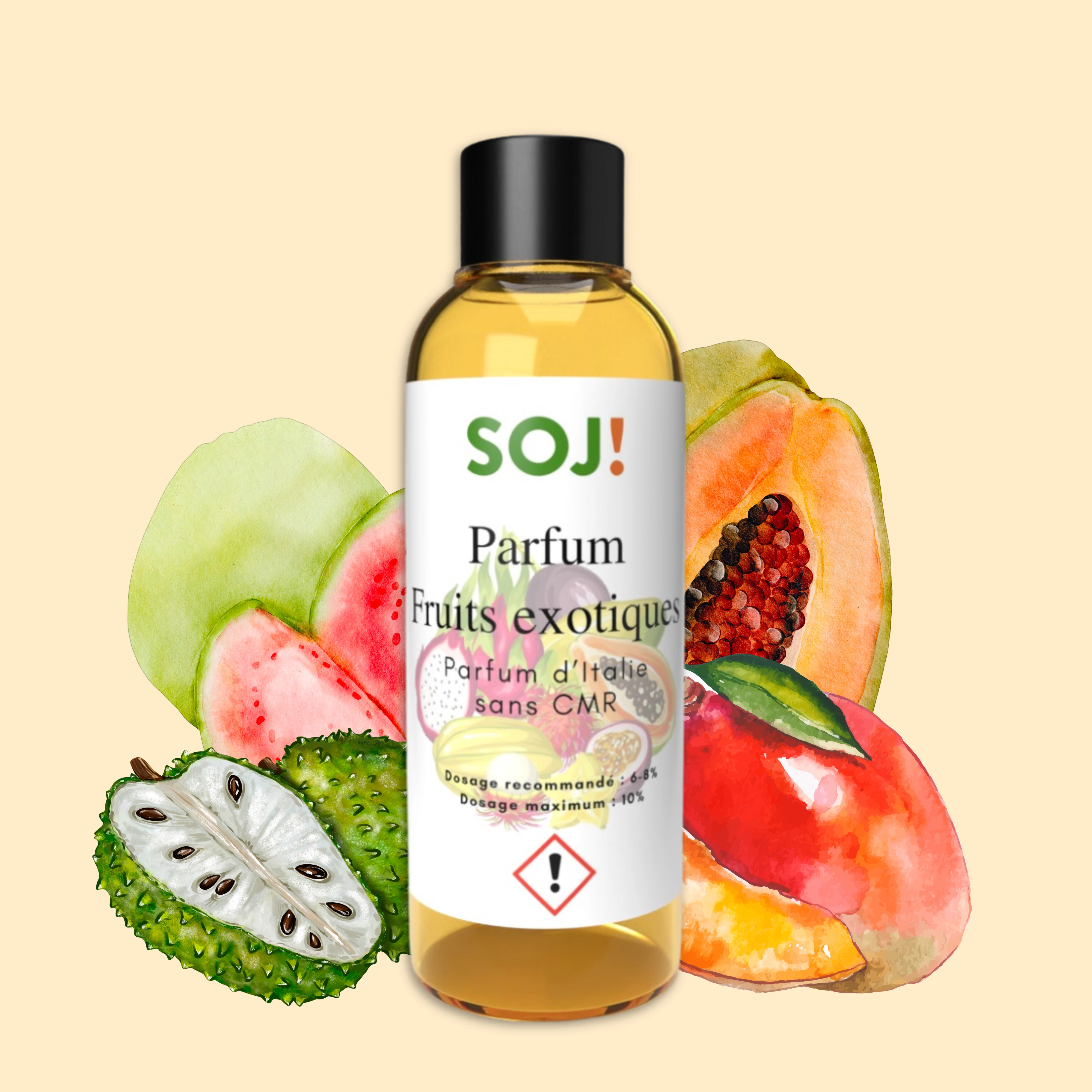 Parfum pour bougies – Fruits exotiques