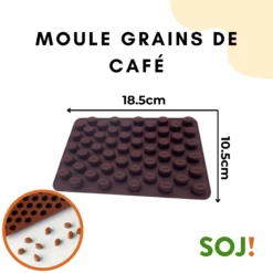 Moule bougie - 55 grains de café