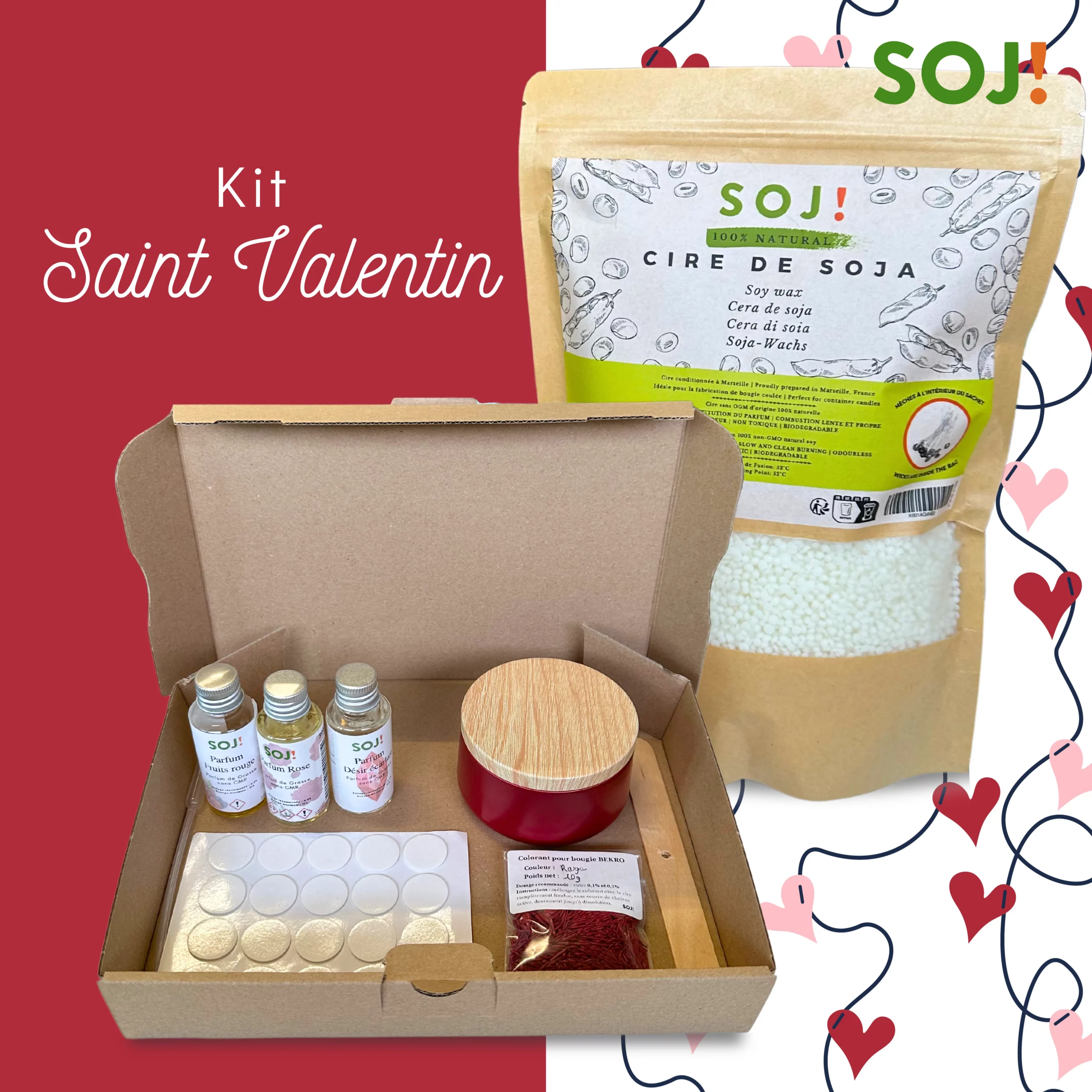 Kit de fabrication de bougies coulées