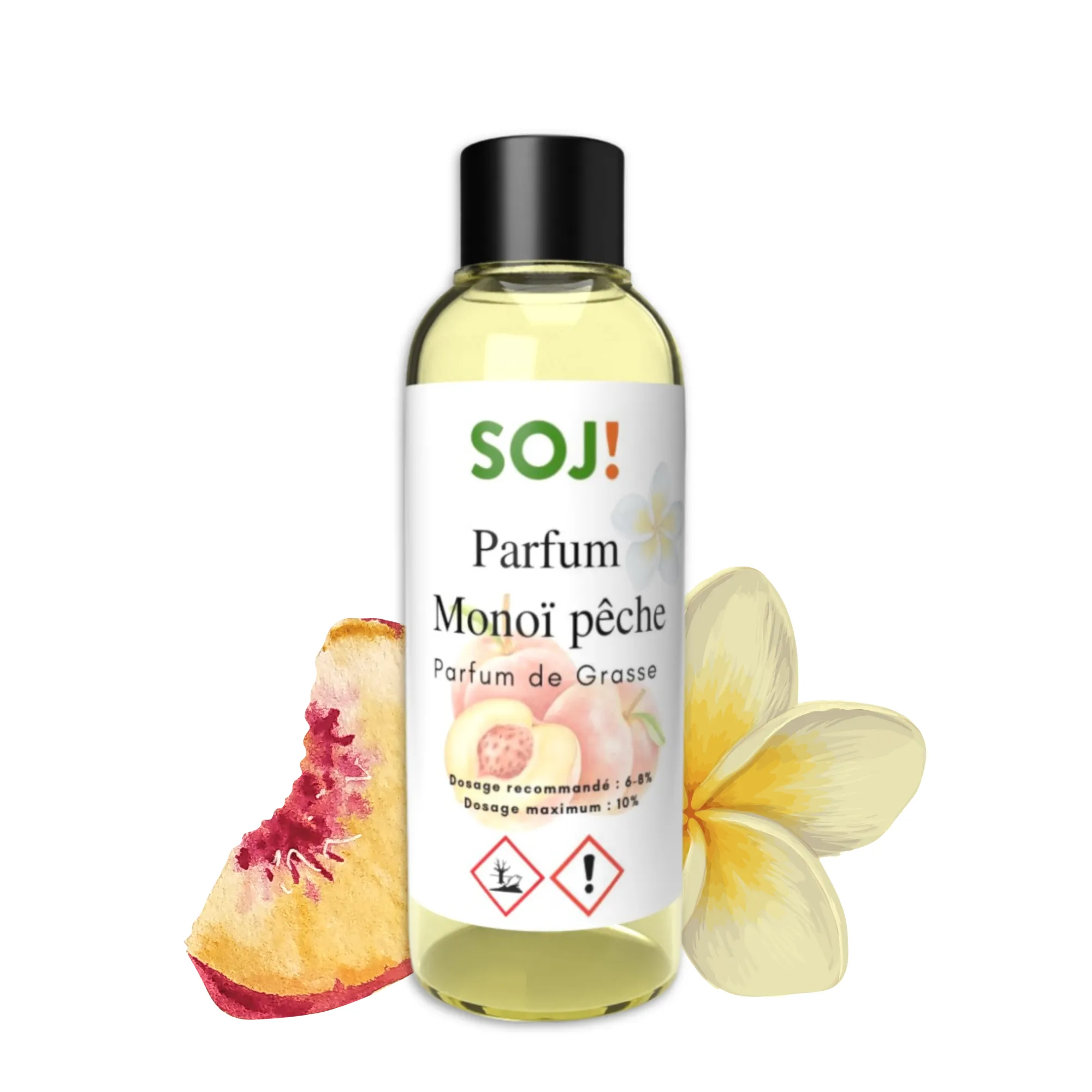 Parfum pour bougies – Monoï Pêche
