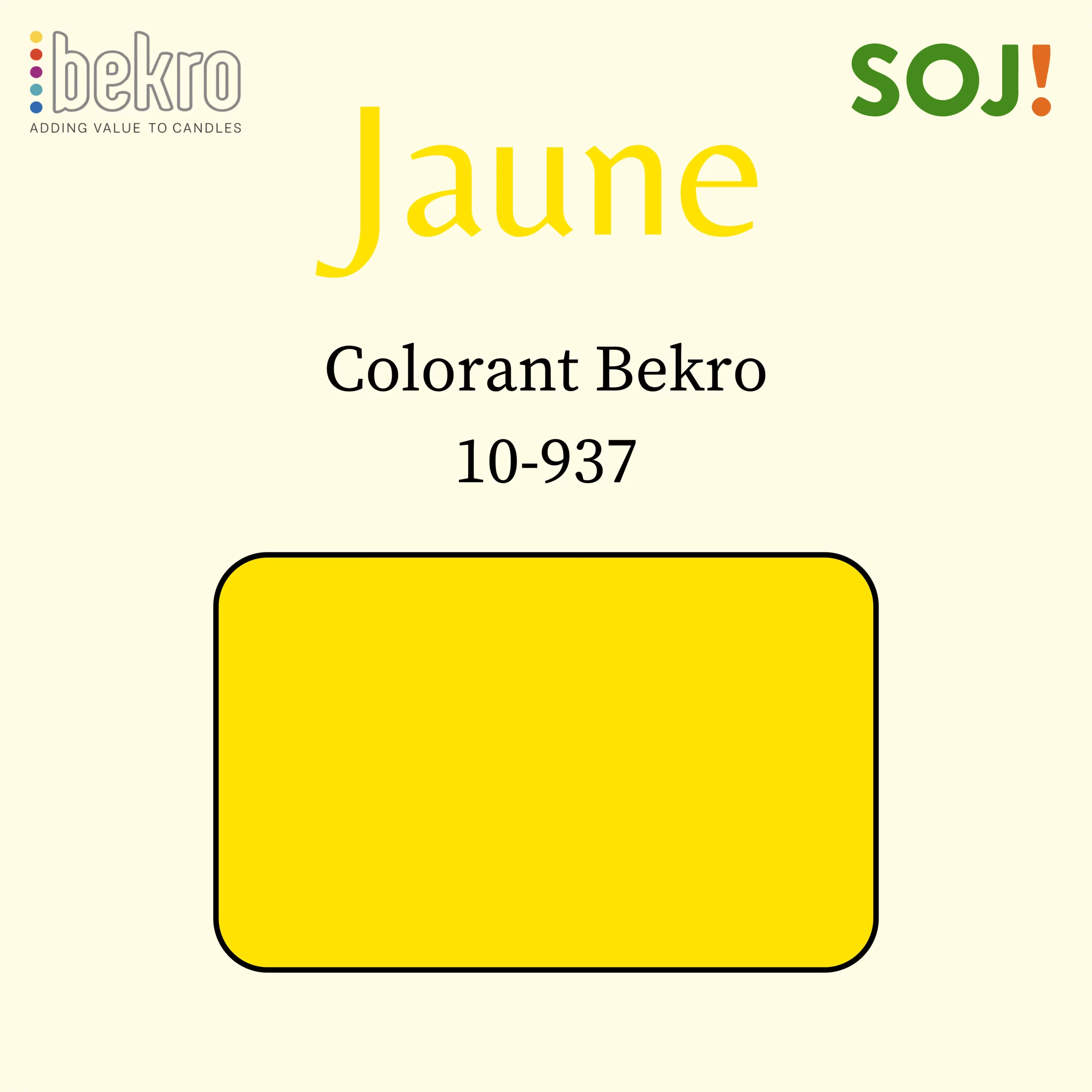 Colorant jaune pour bougies – BEKRO