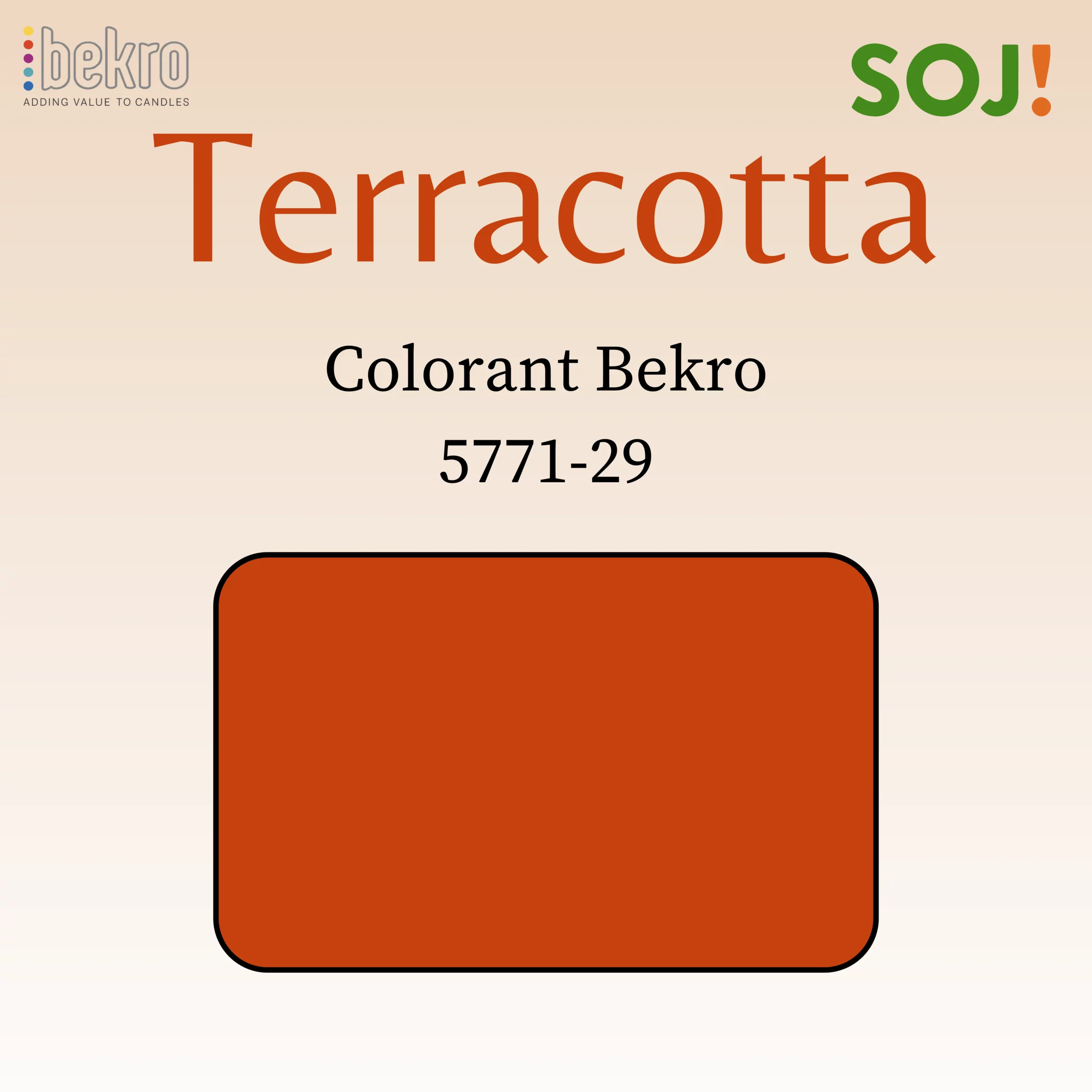 Colorant terracotta pour bougies – BEKRO
