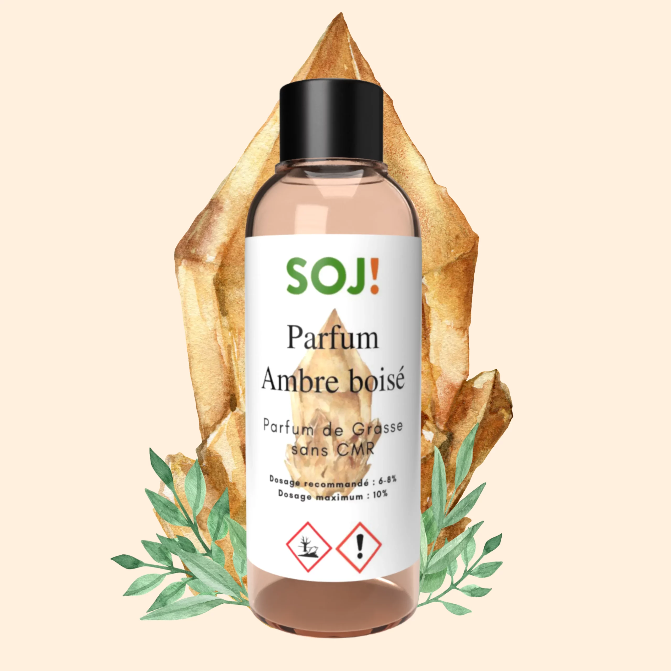 Parfum pour bougies – Ambre boisé