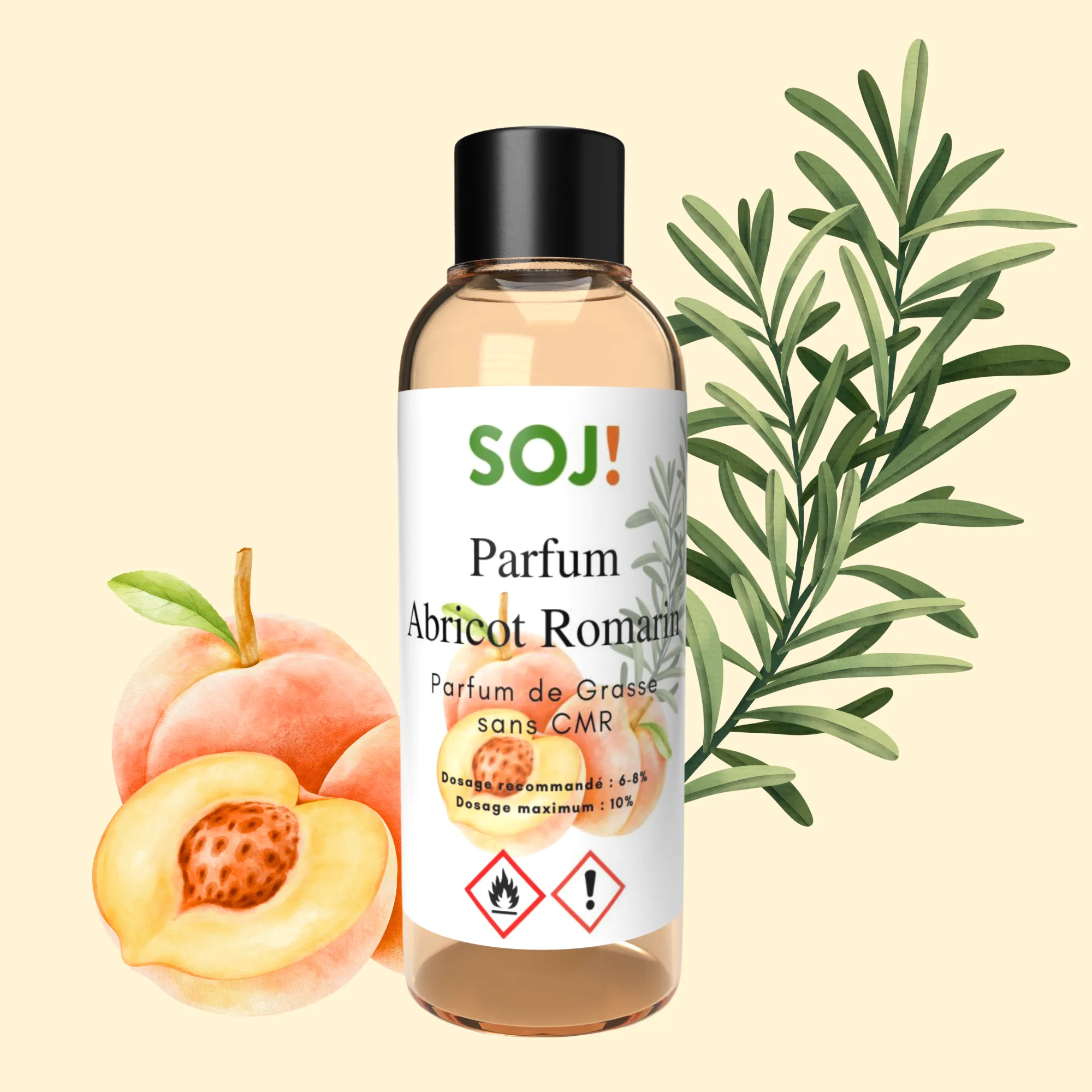 Parfum pour bougies &ndash; Abricot Romarin &mdash; vue 3