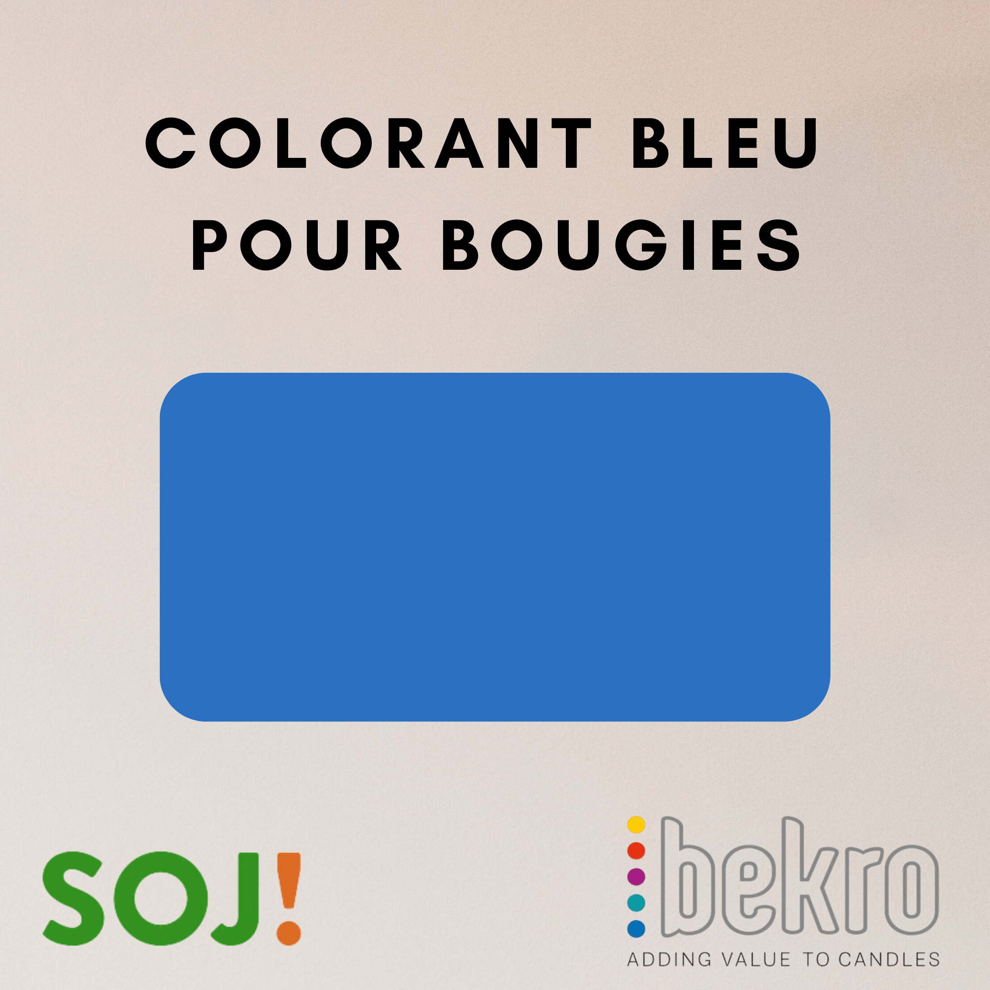 Colorant bleu pour bougies &ndash; BEKRO &mdash; vue 2