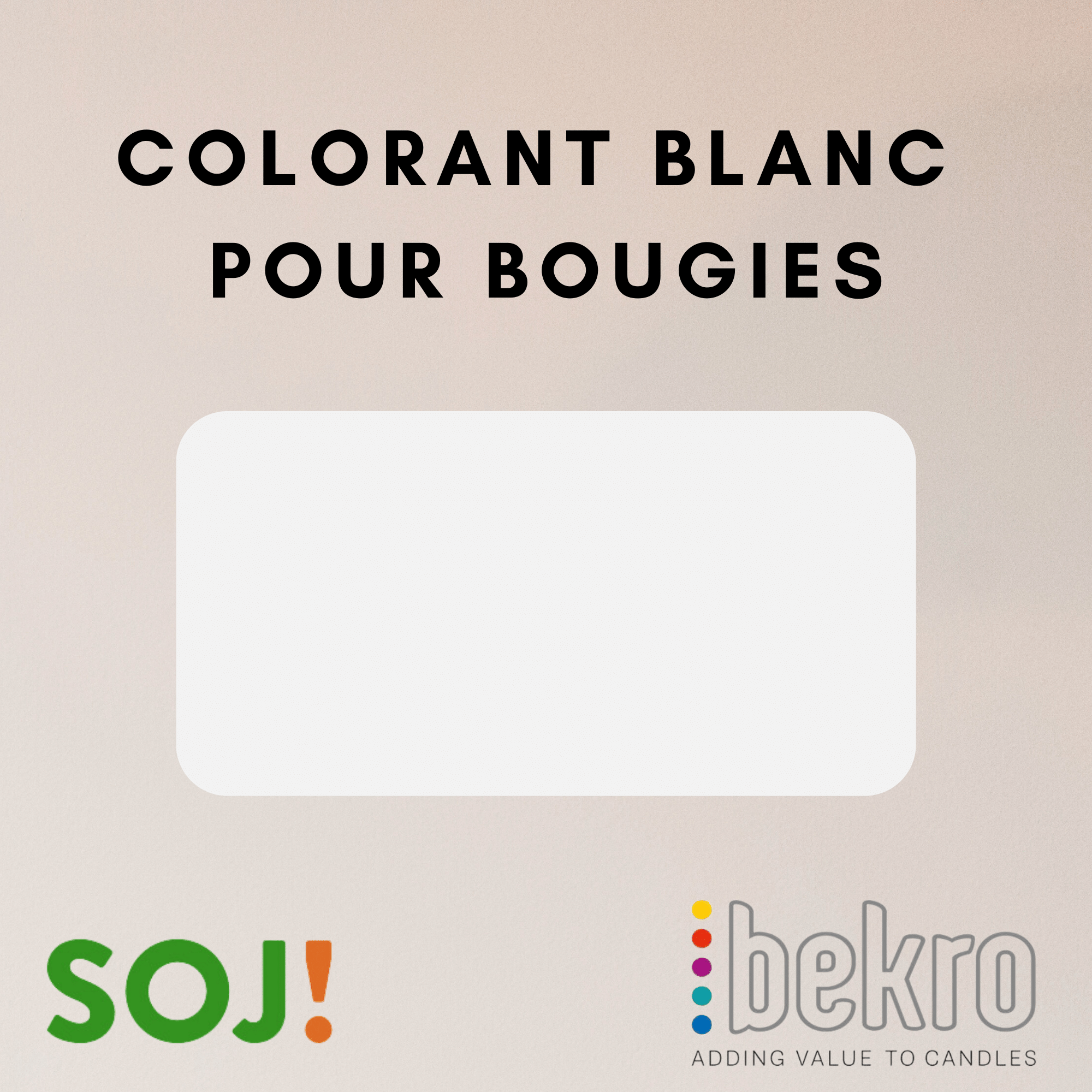 Colorant blanc pour bougies &ndash; BEKRO &mdash; vue 2