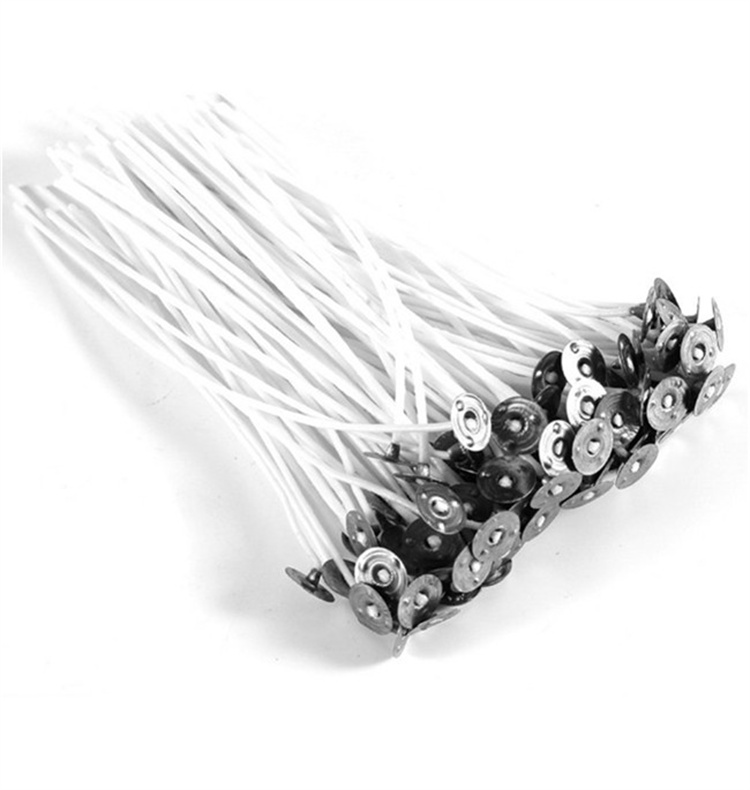 100 m&egrave;ches en coton pour bougies &ndash; Longueur 12cm &mdash; vue 2