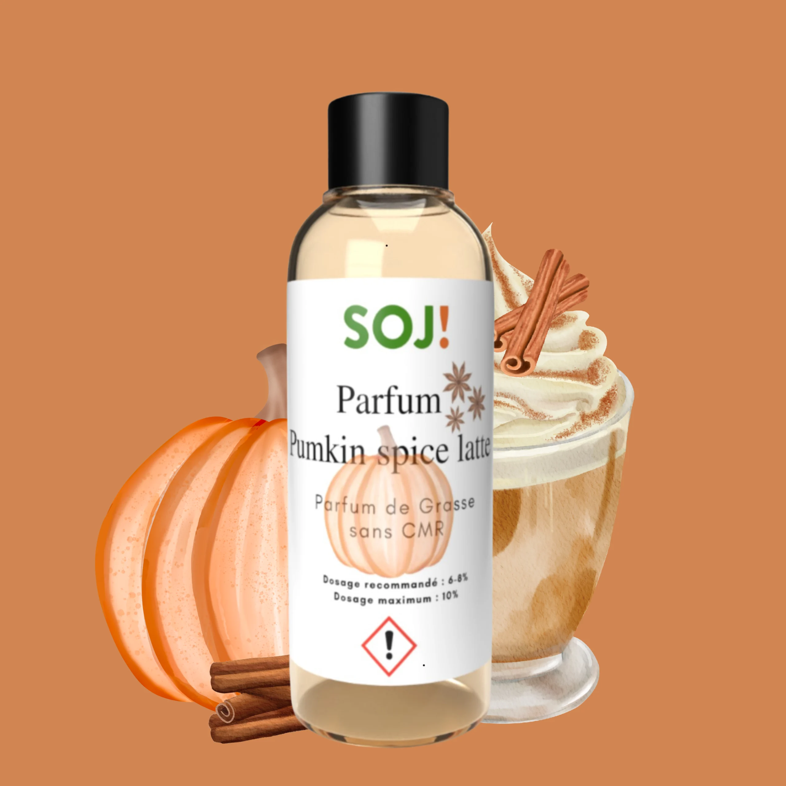 Parfum pour bougies – Pumpkin spice latte