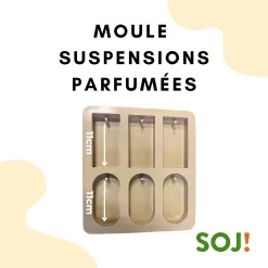 Moule bougie suspensions parfum&eacute;es