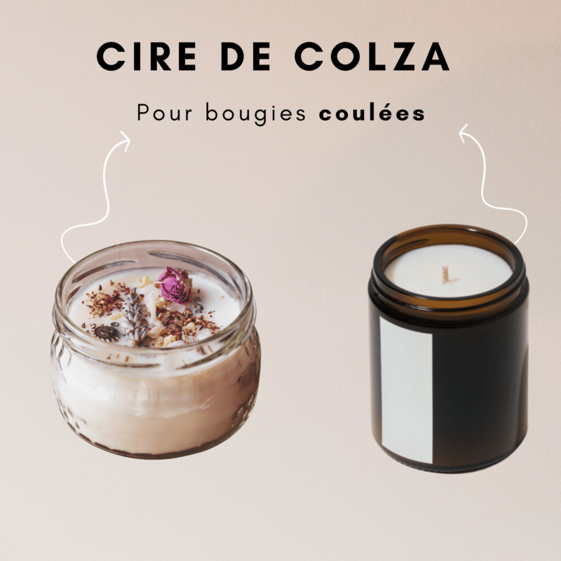 Cire de Colza pour bougies moulées et fondants - Soj shop