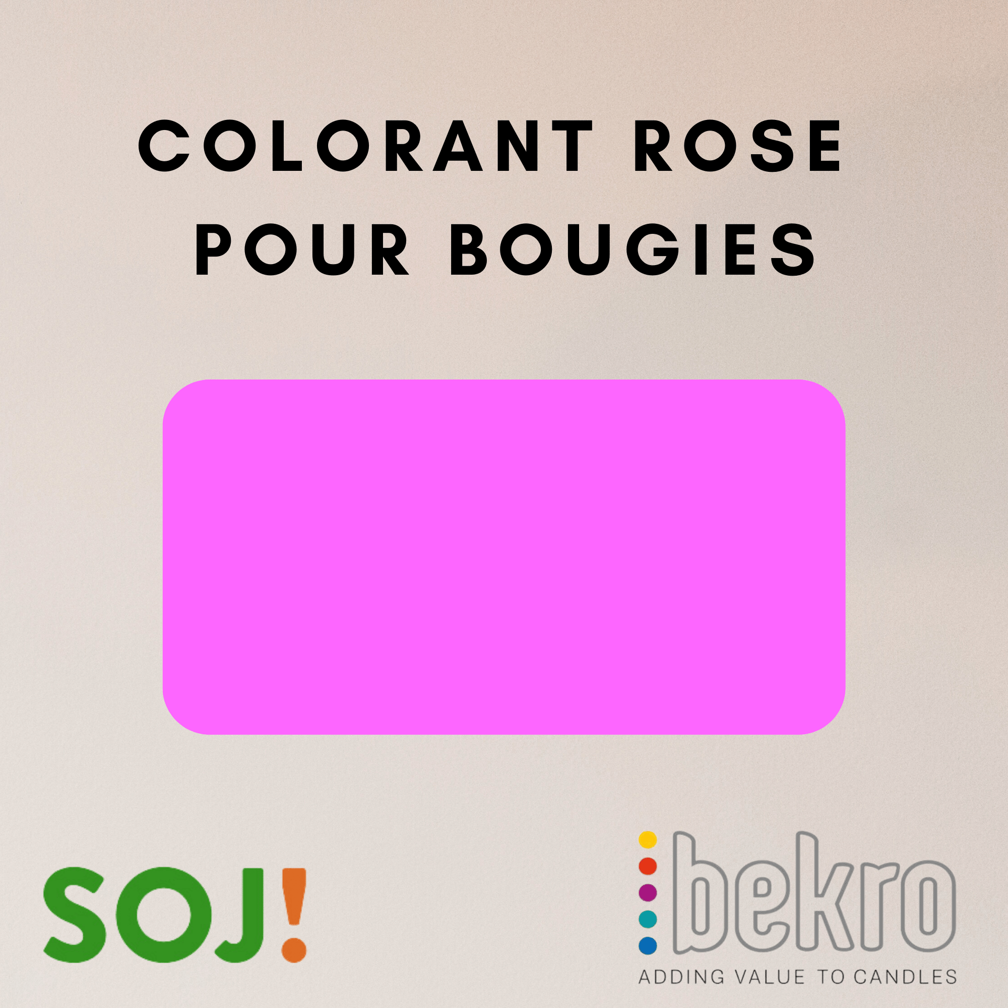 Colorant pour bougie rose 5 g - La Poste