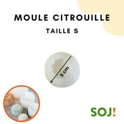 Moule bougie citrouille