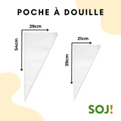 Poches à douille bougies - Lot de 100