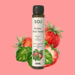 Parfum pour bougies - Fraise basilic