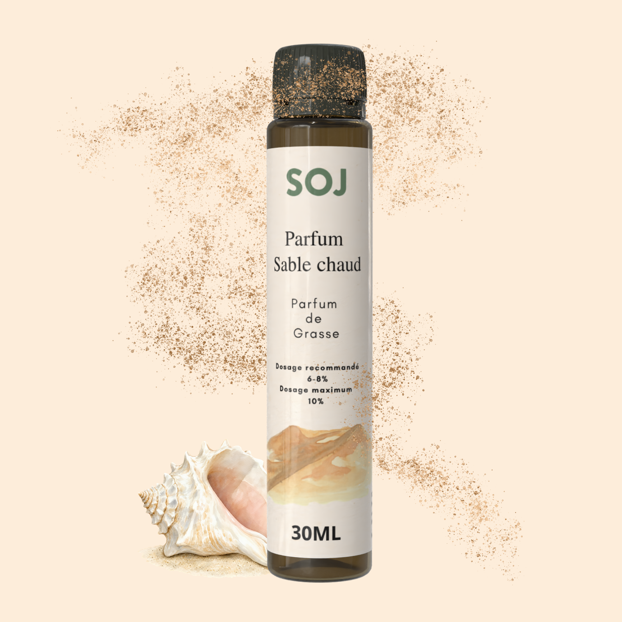 Parfum pour bougies - Sable chaud