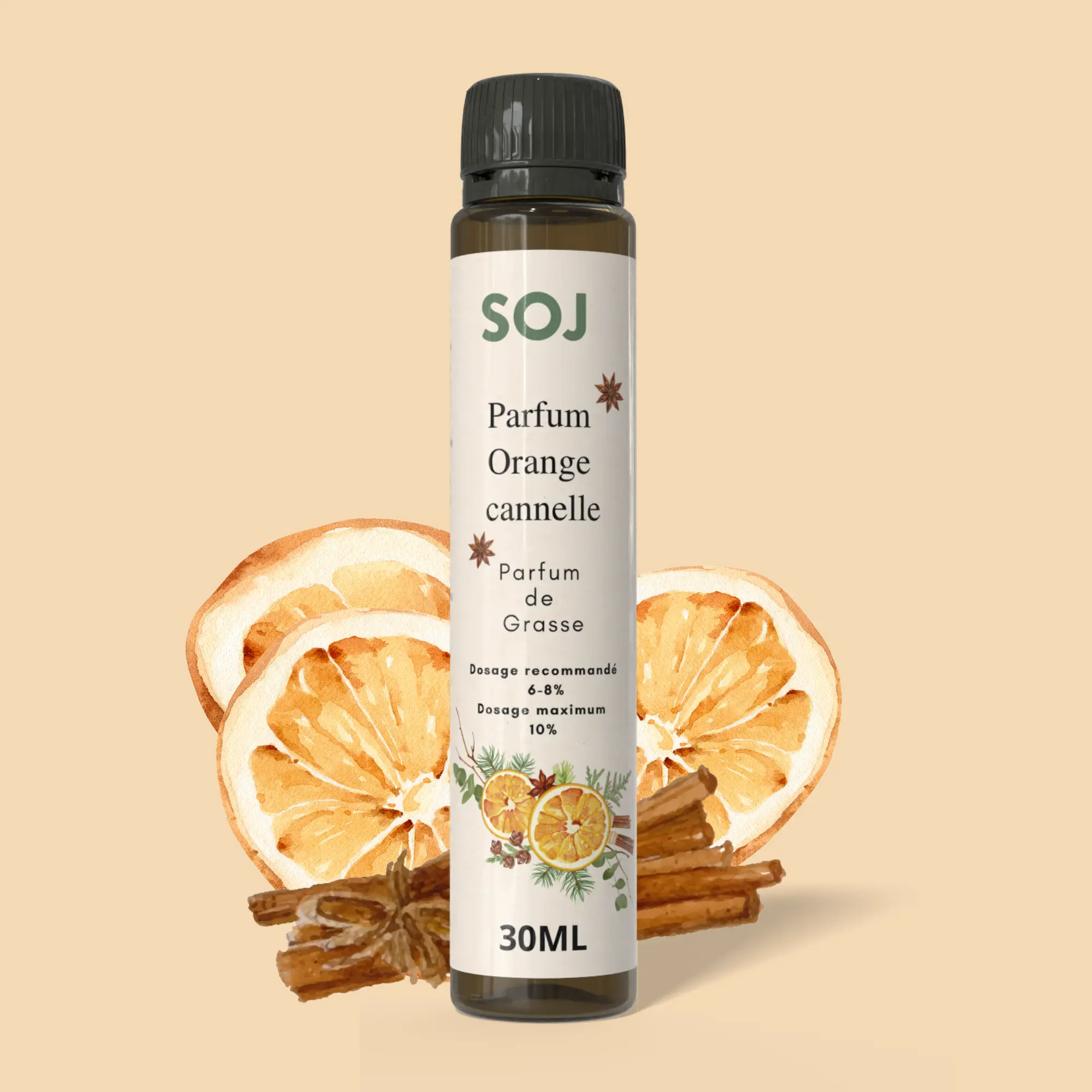 Parfum Orange Cannelle Bougie