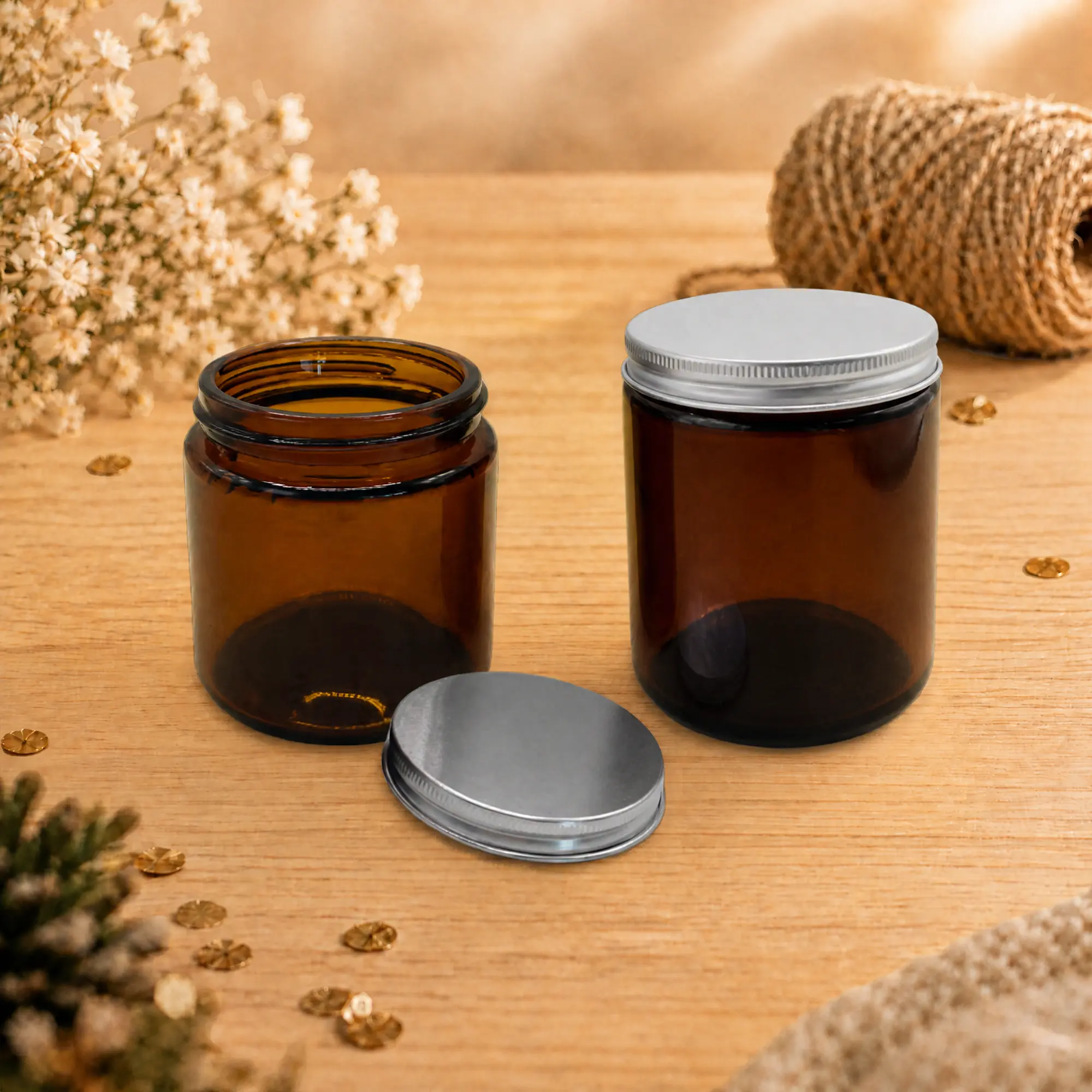 Pot Ambre Bougie
